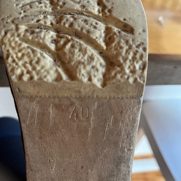 No.6 5” Leather Clog Buckle Boot on high heel black Size 40 RP $400 9.3” insole - Picture 4 of 4